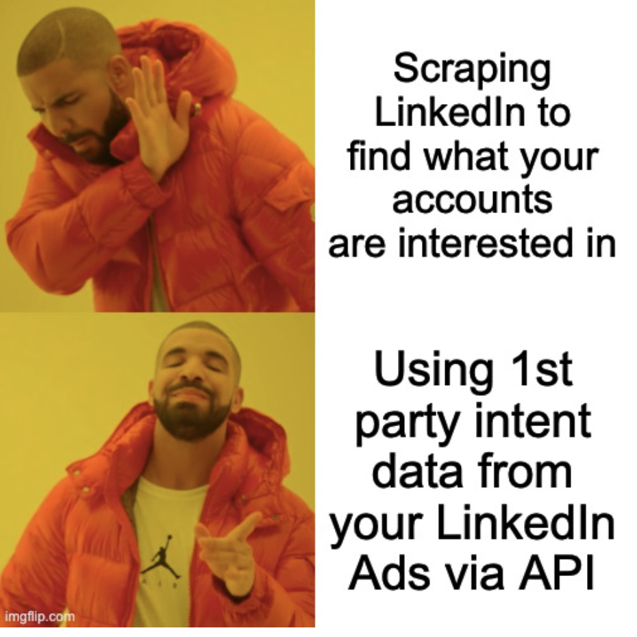 Drakeposting Scraping LinkedIn API ZenABM