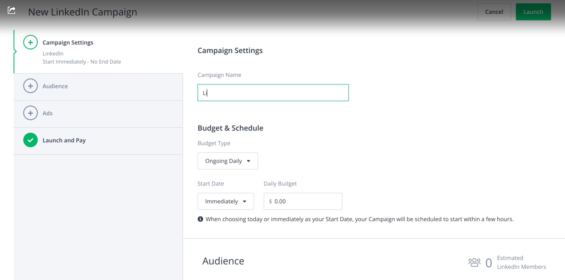 Single image ads on LinkedIn can be completely managed within RollWorks' interface
