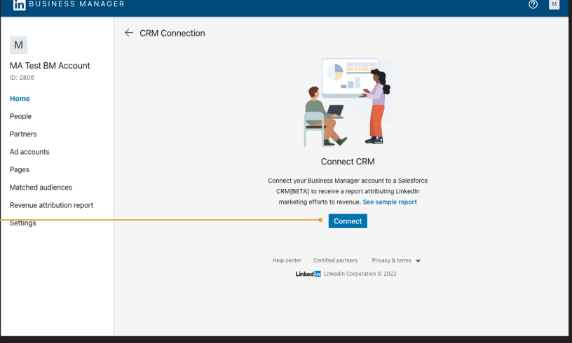 Connecting CRM to Business Manager