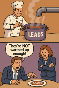 The sales and marketing blame game in traditional marketing