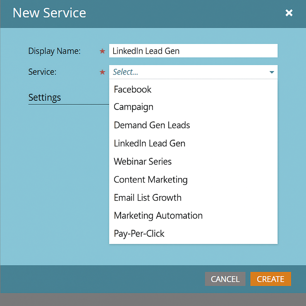 Name and authorize the service