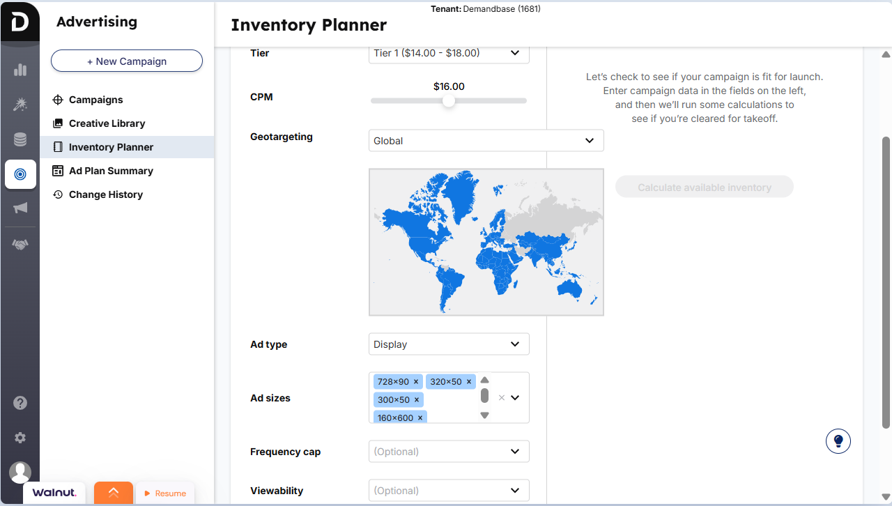 Set per-account frequency caps in Demandbase to control exposure